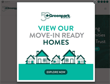 Tablet Screenshot of greenparkgroup.ca